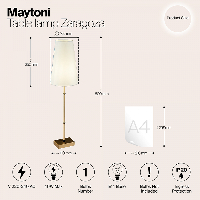 Люстра Maytoni H001CL-05BS